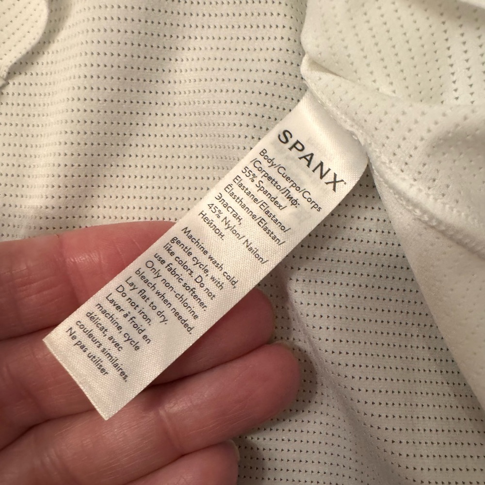 SPANX Preforated Racerback Tank - Picture 3 of 7